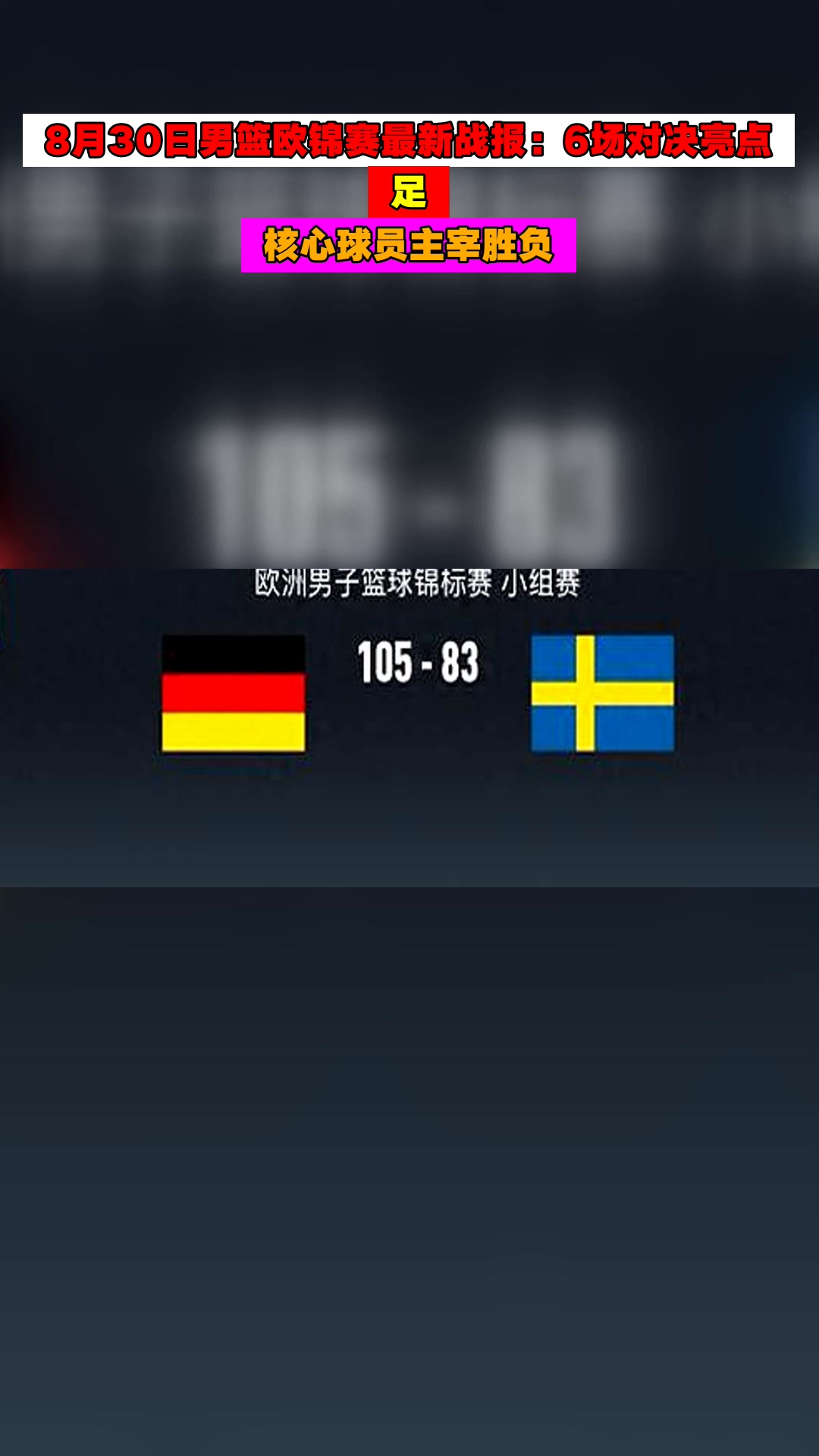 欧锦赛资格赛：精彩对决将在球场上上演